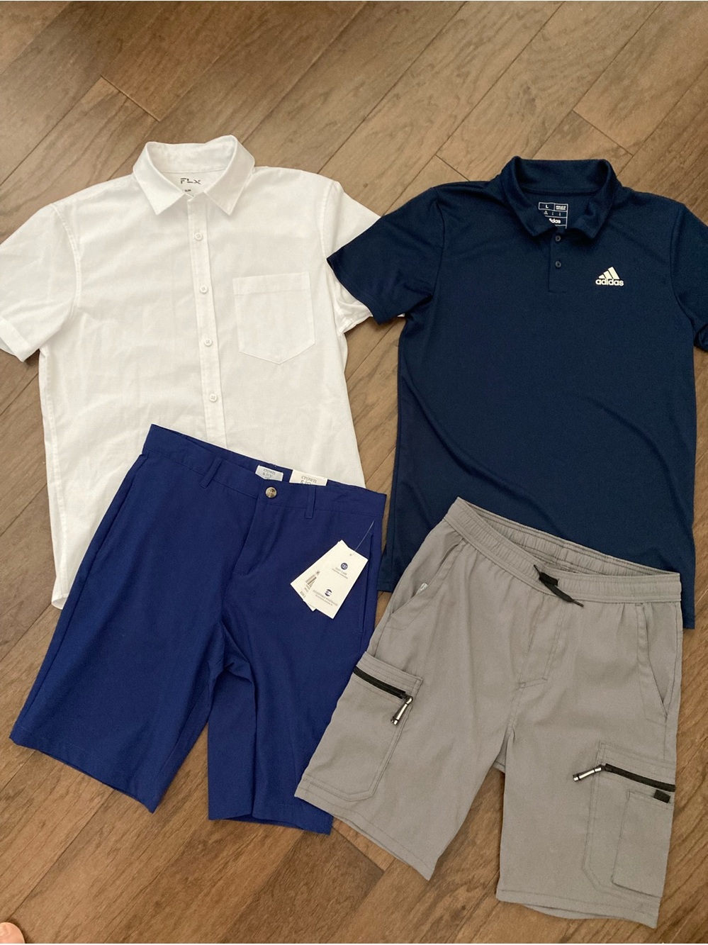 BOYS BUNDLE: Boys Sz 14-16 School Clothes Shorts Polo